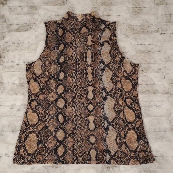 Express Tops - Express Sleeveless Mesh Top